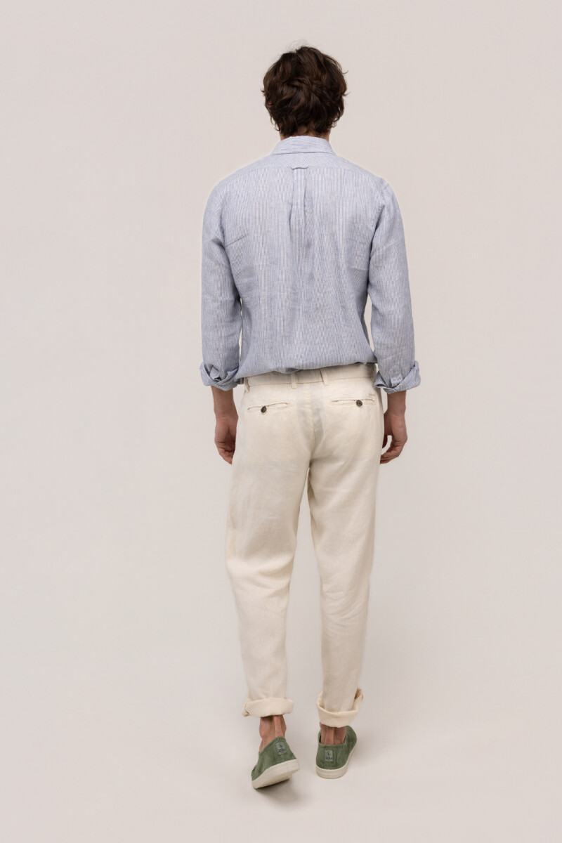 Pantalón Lino Crudo