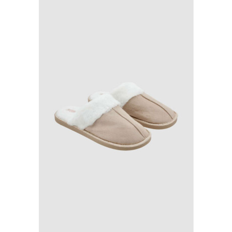 Pantufla basic fur inv26 Beige