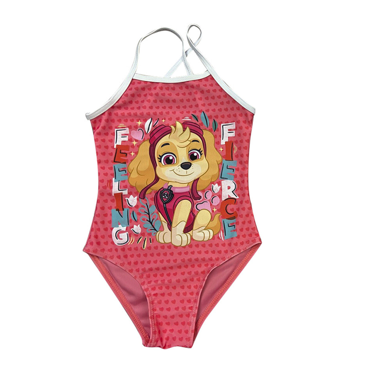 Malla Entera Playa Infantil Paw Patrol Talle 2/8 - SKYE Fucsia 