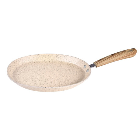 Panquequera Antiadherente 22cm Inducción Símil Marmol Beige Beige