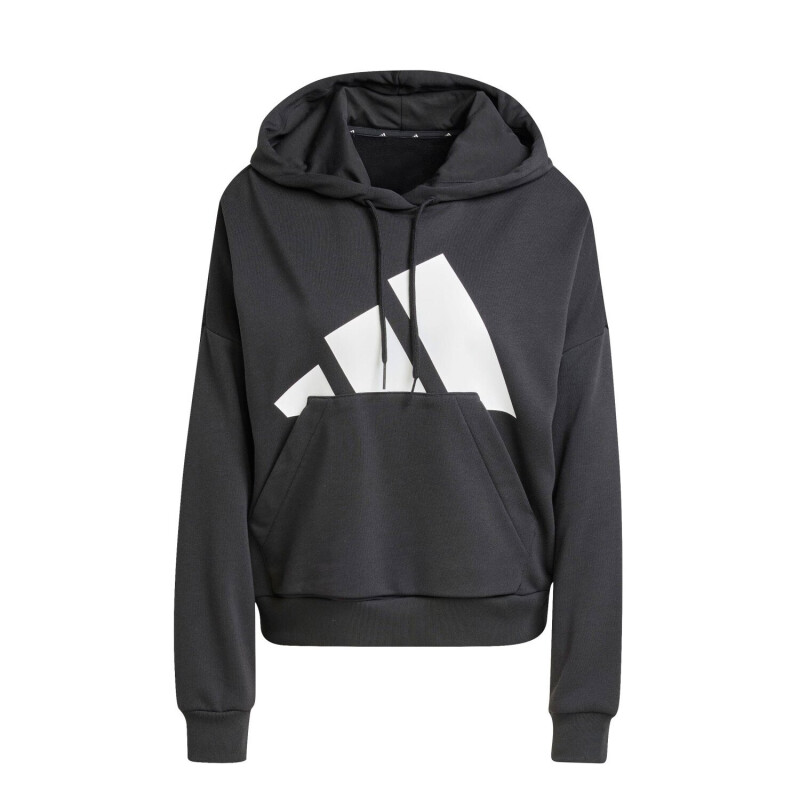 Canguro de Mujer Adidas Essentials Big Logo French Terry Negro - Blanco