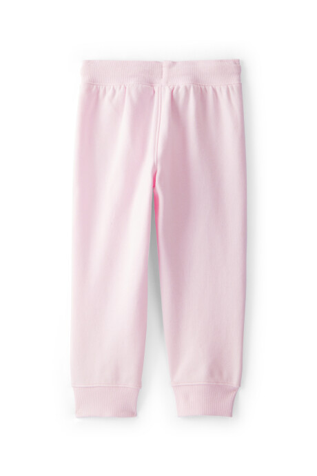 Pantalón deportivo de algodón, rosado Sin color