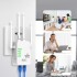 Extensor Wifi Repetidor Doble Banda Router Modem 4 Antenas Variante Color Blanco