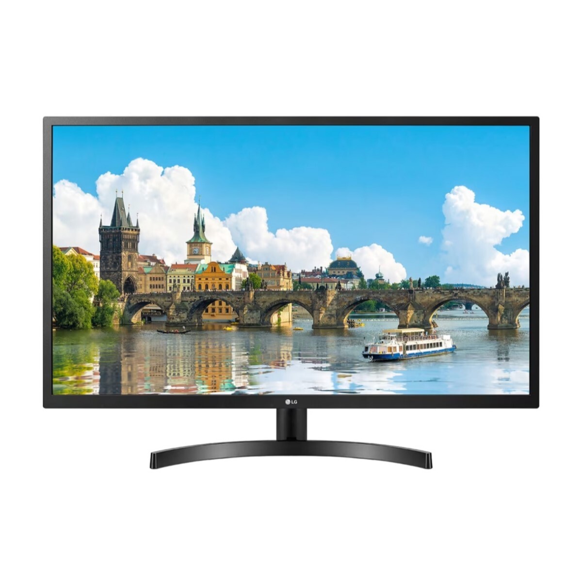Monitor LG 31.5" IPS Full HD AMD FreeSync c/ HDMI DisplayPort 32MN600 - Black 