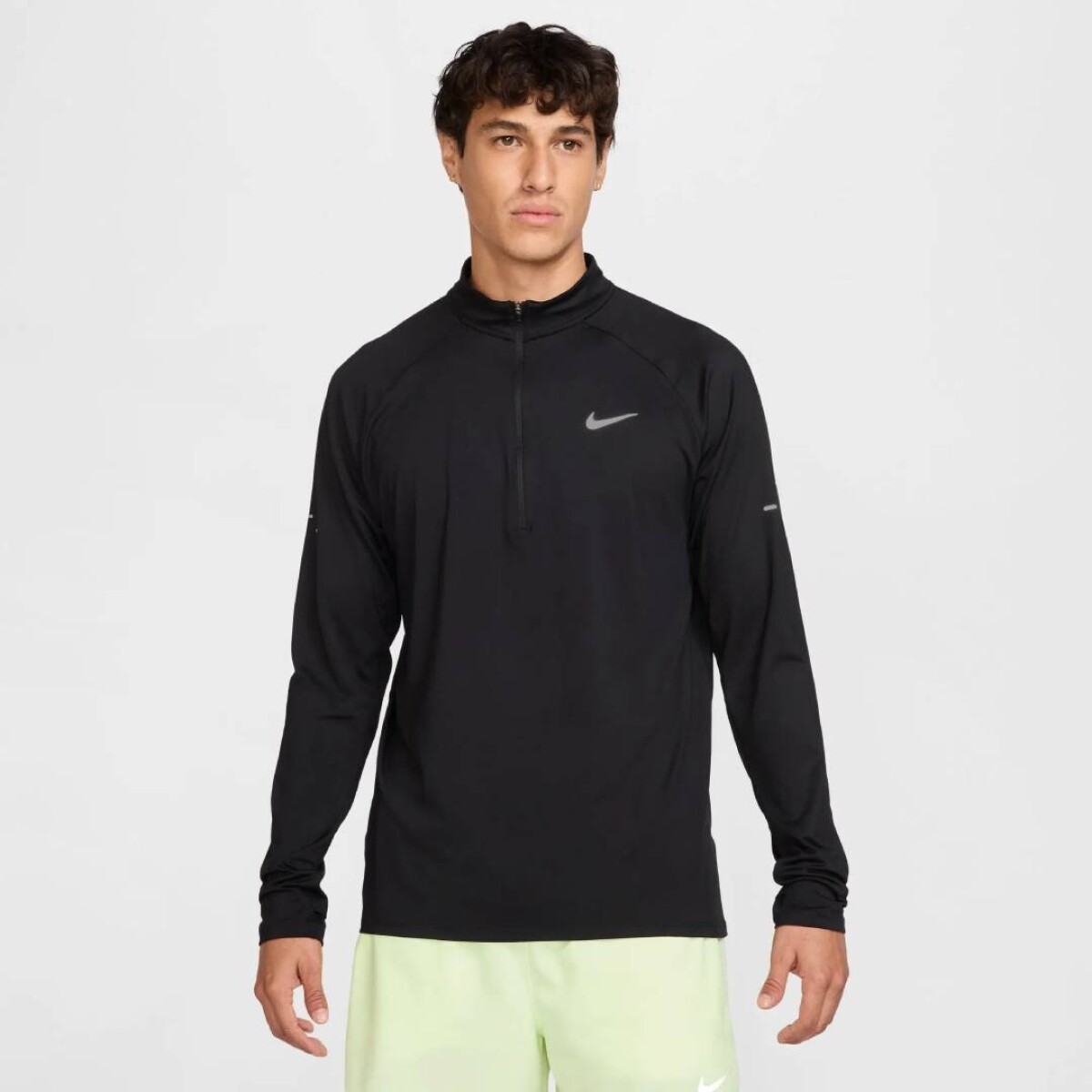 Remera Nike Dri-Fit Stride Hz Midlayer de Hombre - Negro 