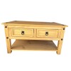 Mesa de Living Mex 2 Cajones Natural Mesa de Living Mex 2 Cajones Natural