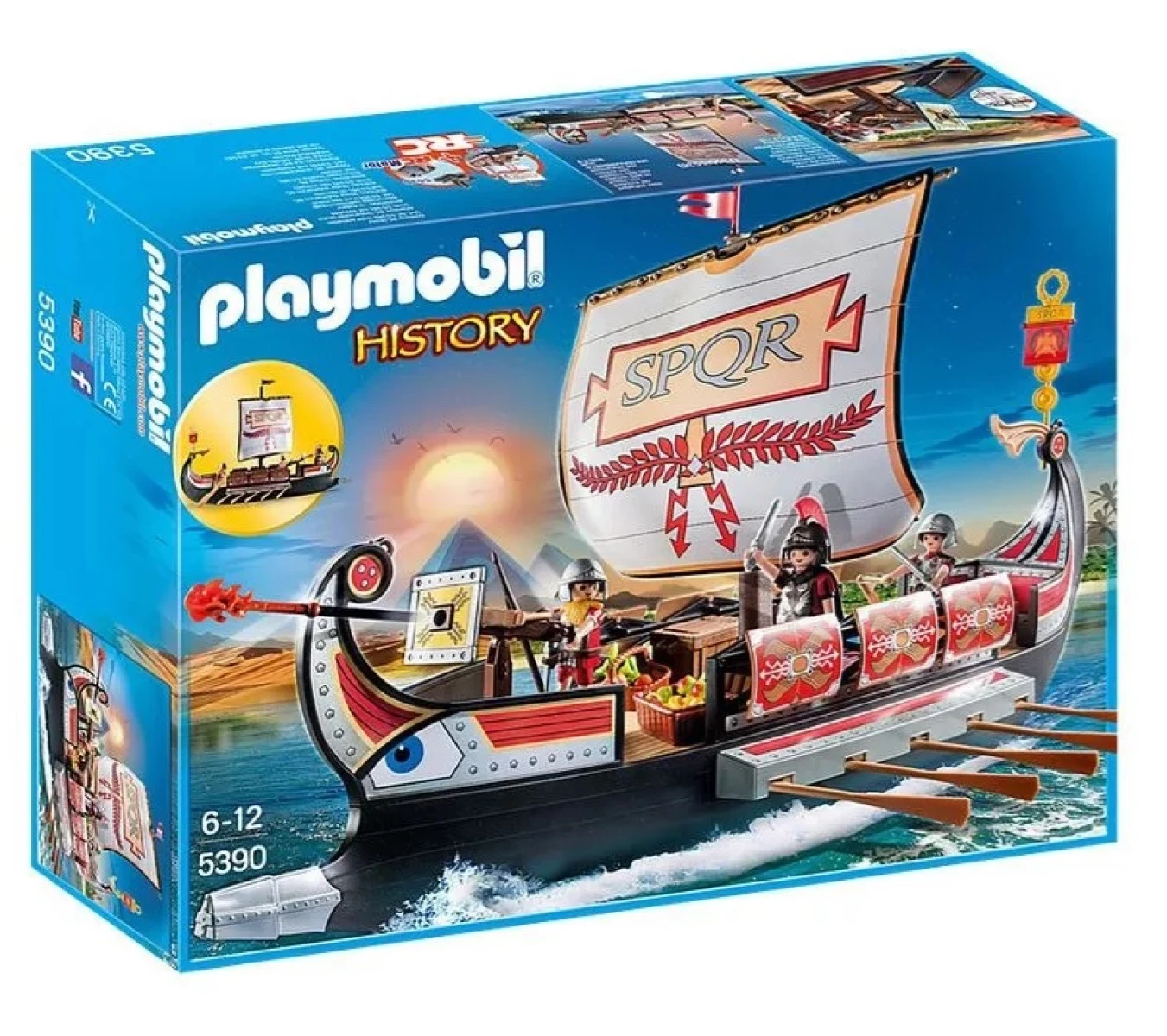 Playset Playmobil Galera Romana 