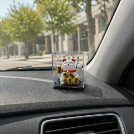 Gatito de la Suerte Blanco