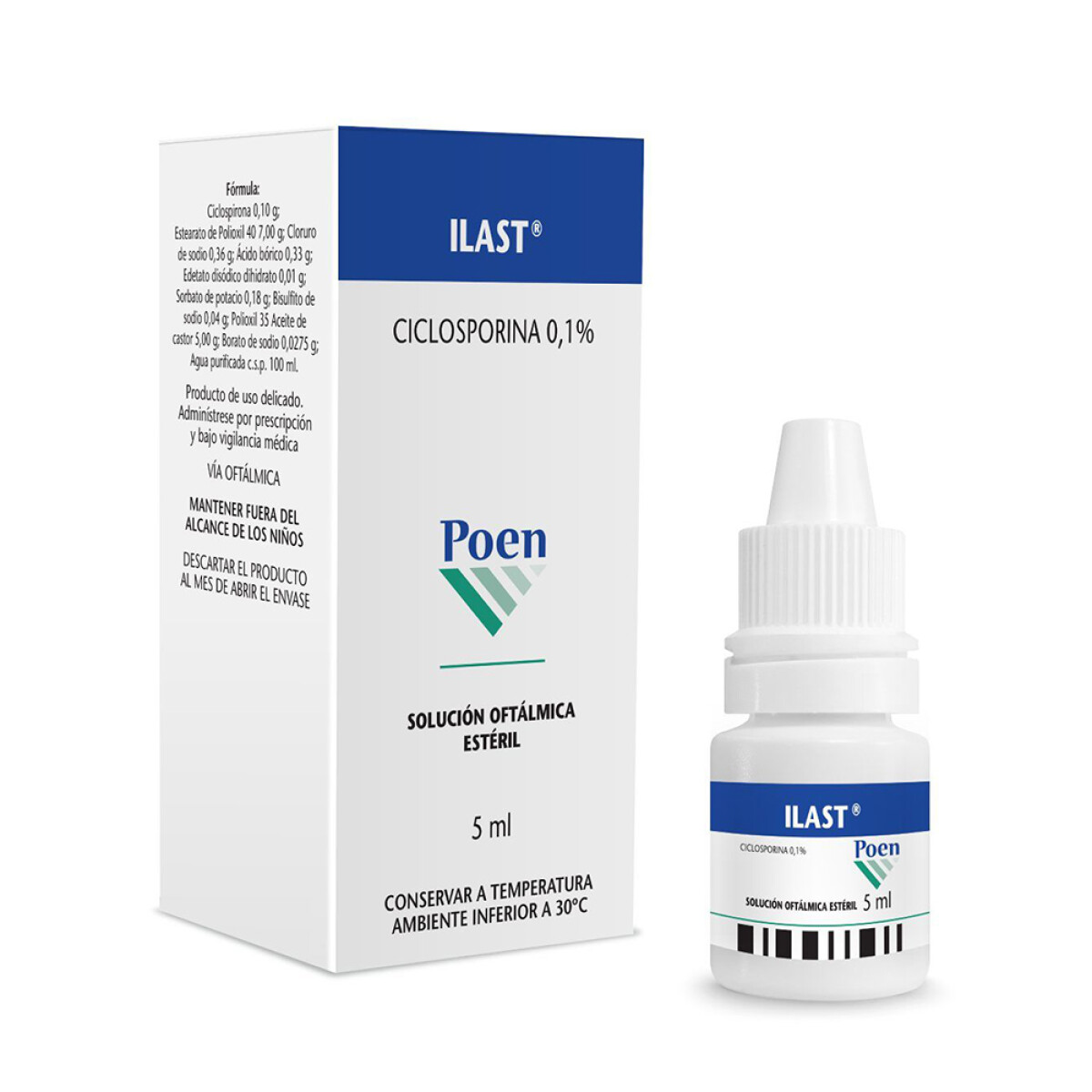 Ilast 5 ml – Suplemento Oftálmico 