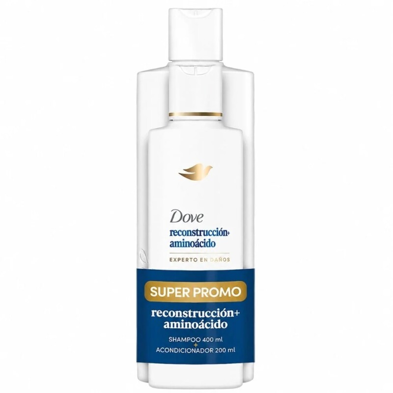 Shampoo Dove Reconstrucción Aminoácido 400ml + Acond. 200ml Shampoo Dove Reconstrucción Aminoácido 400ml + Acond. 200ml