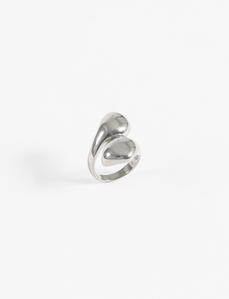 Anillo acero bold - plateado 