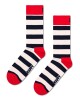 Happy Socks Medias - White Stripes Happy Socks Medias - White Stripes