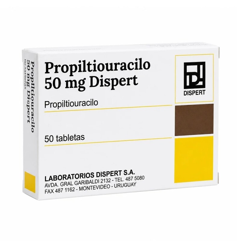 Propiltiouracilo 50 Mg. 50 Tabletas. Propiltiouracilo 50 Mg. 50 Tabletas.