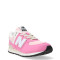 Championes Infantiles New Balance 574 Rosado - Beige