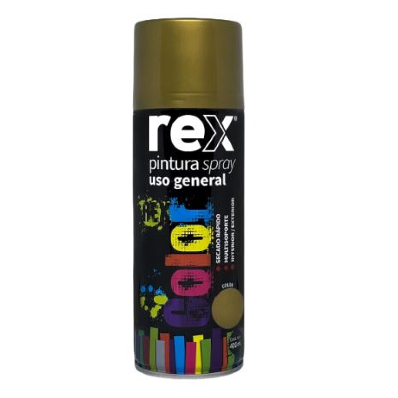 Pintura en Aerosol Spray Uso general - Secado Rápido Dorado