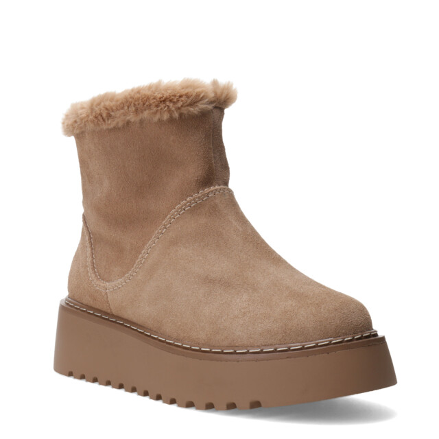 Botas de Mujer Bottero Caña Alta Con Piel Beige