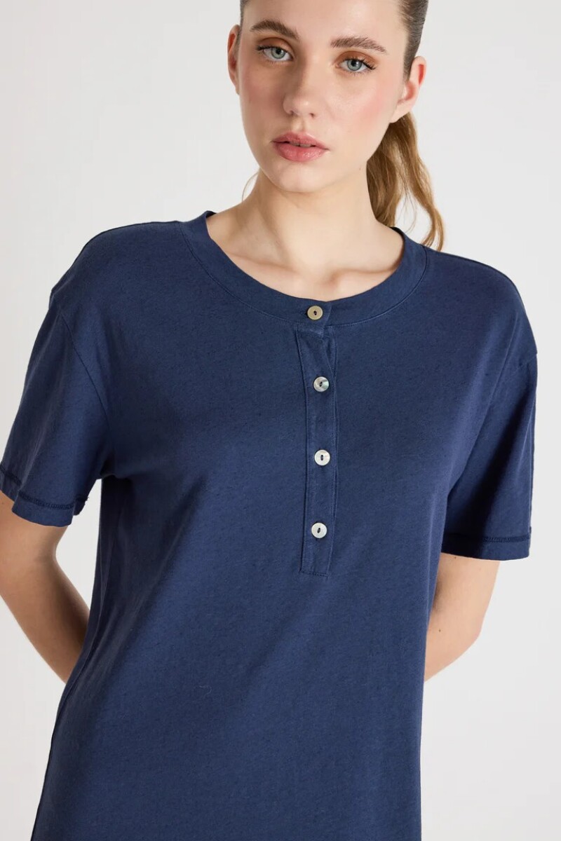 VESTIDO LARGO NICOLETTE Navy