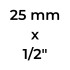 Codo H 25 x 1/2" PRACTO Codo H 25 X 1/2" Practo