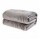 Manta Frazada Polar Acanalada 1 Plaza Suave Cálida Cama Sofá Gris