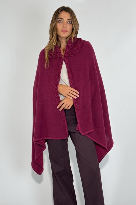 RUANA GLENN Fucsia