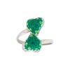 Anillo Corazón-Plata 925 Ajustable-Piedra Zirconia-AN3257 conpiedra