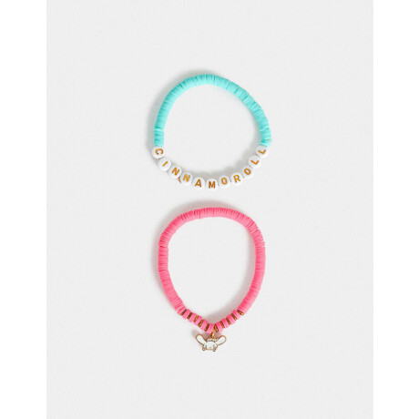 Set De Pulseras ''cinnamoroll'' Combinacion Multicolor