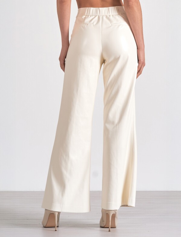 Pantalon Eco Cuero CRUDO