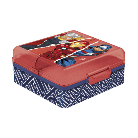 Vianda Infantil con 3 Reparticiones Avengers