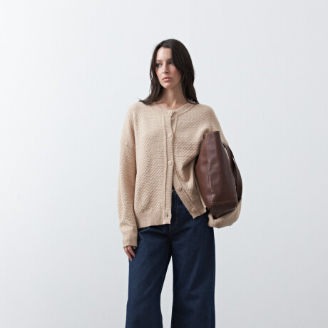 CARDIGAN TEODORA Beige Melange