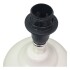 Lampara Portatil Mesa Ceramica Escritorio Luz Calidad Color Variante Blanco