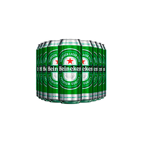 Cerveza Heineken Lata 24 unidades 473 ml