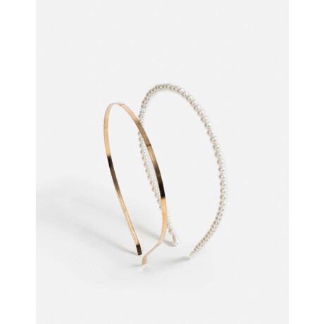 Set De Vinchas Combinacion Bicolor