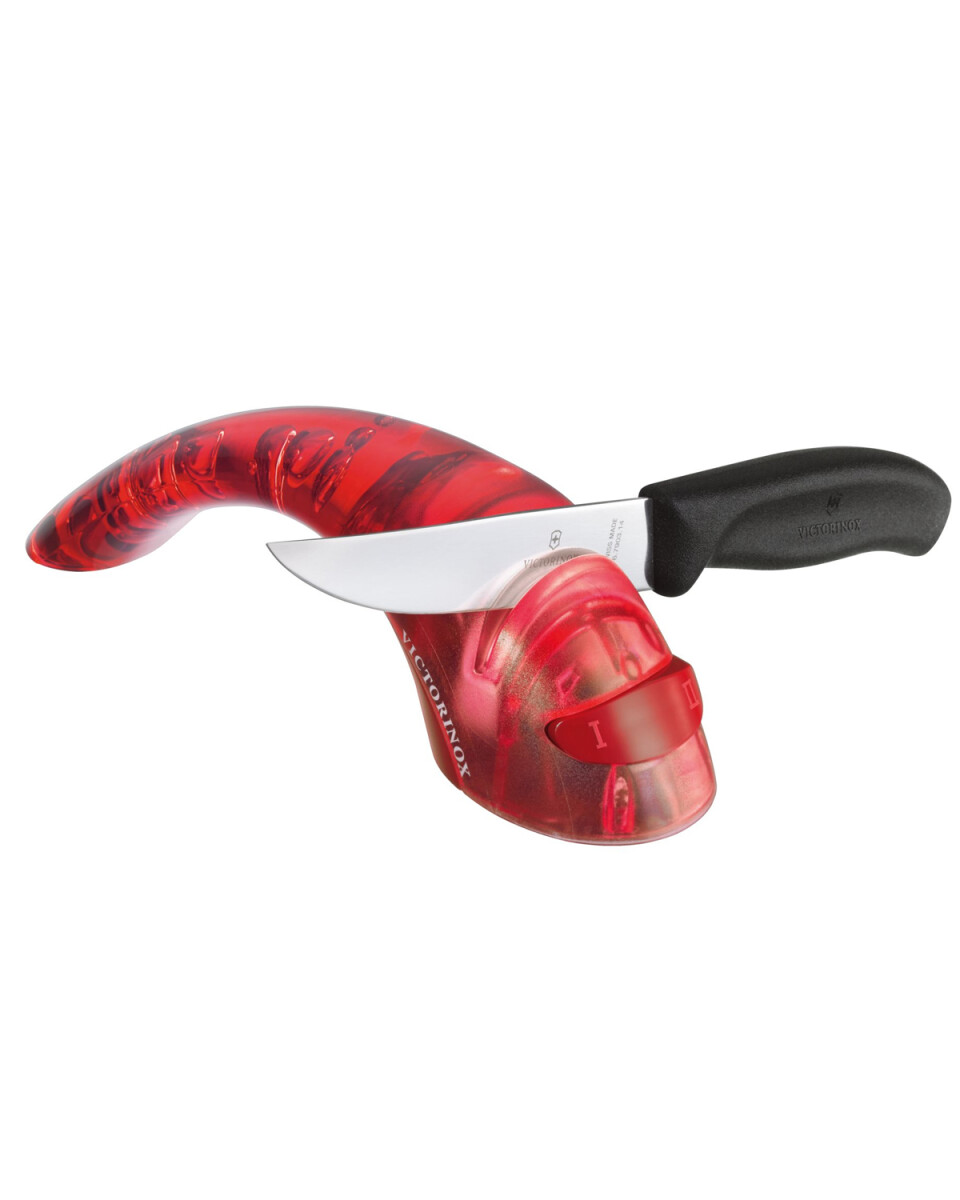 Afilador de cuchillos Victorinox con discos de cerámica - Rojo 