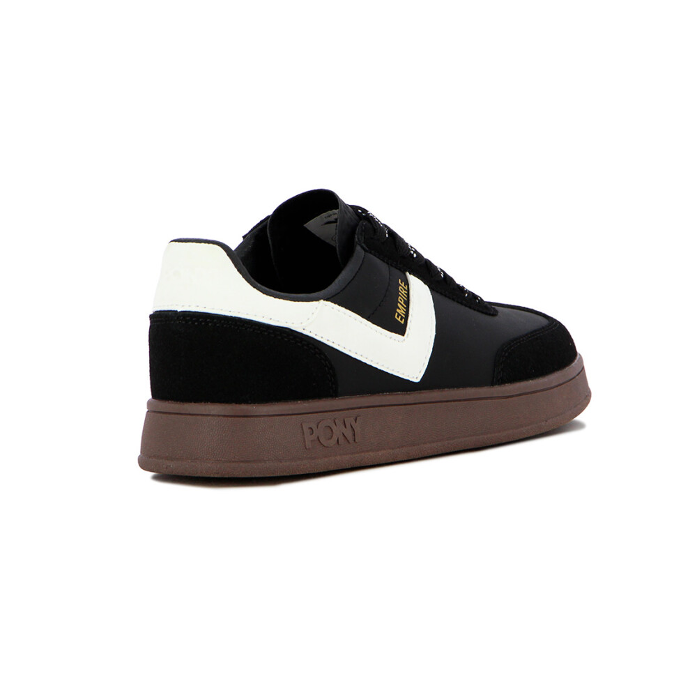 Pony Casual Empire Suede para Hombre - Negro/Blanco Negro-Blanco