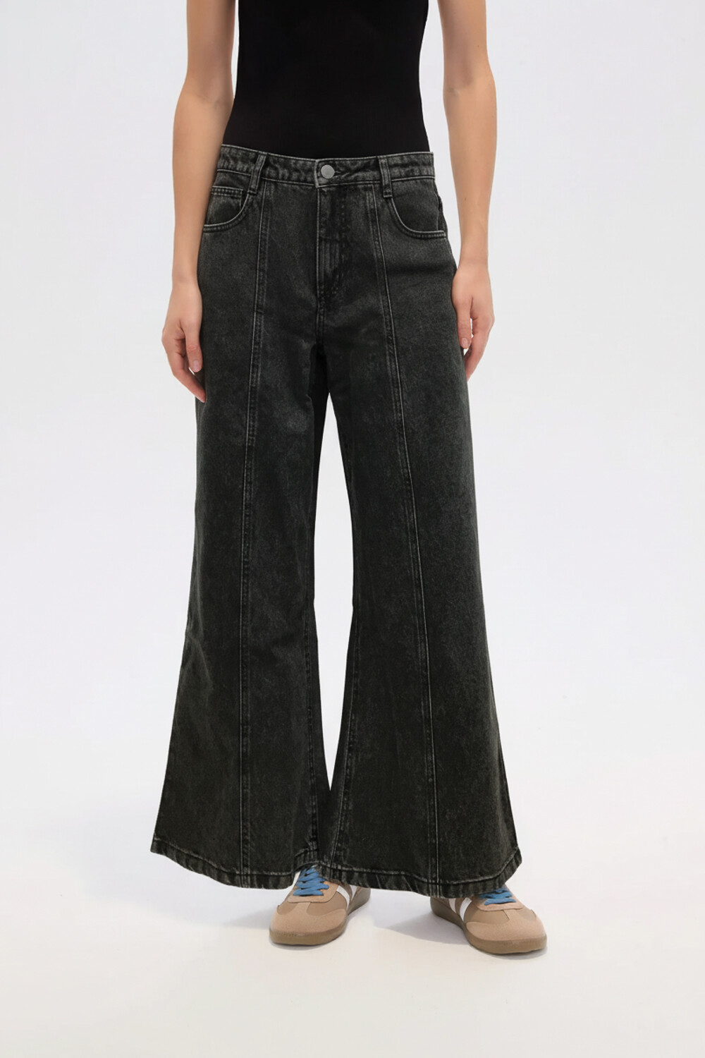 Pantalon Ferrugem Gris Medio