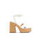 ALANAH GOLD SYNTHETIC WHITE