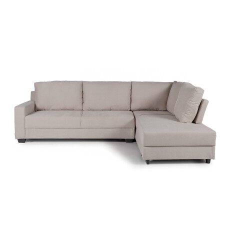 Rinconera Avero - Tela Microfibra - Chaise derecho Berlin 02 (Beige)