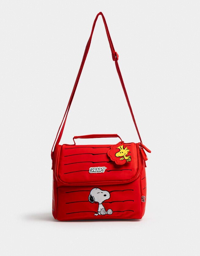 Luncheras Lunchera Casita De Snoopy Con Tag - Rojo Medio