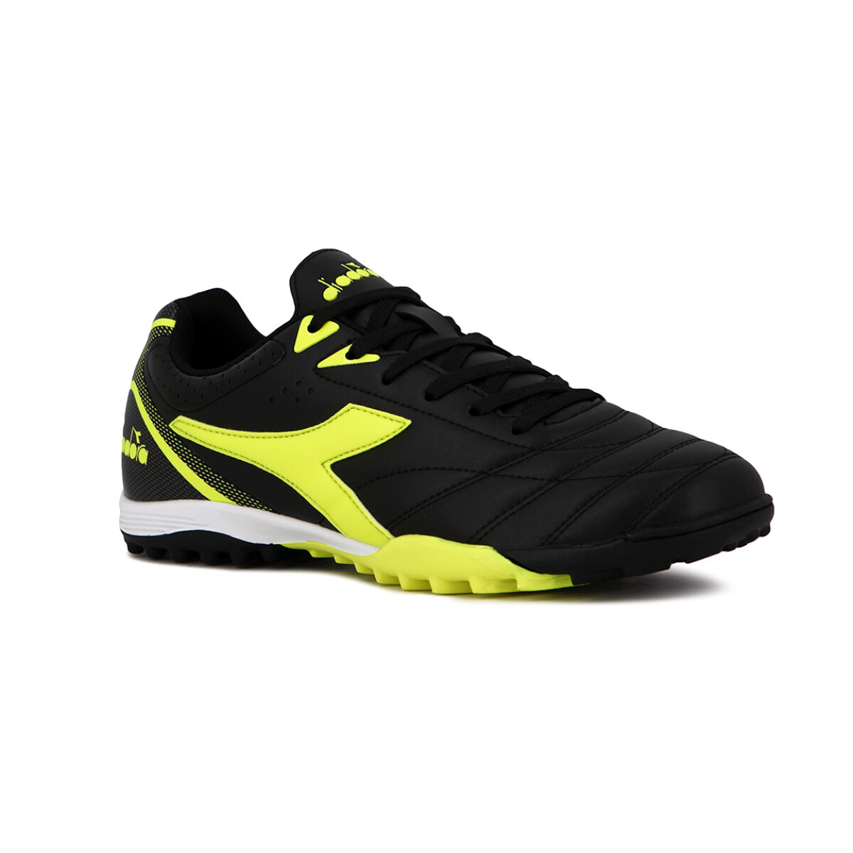 Diadora Futbol Tifosi TF Men - Negro-Amarillo Fluor - Negro-Amarillo Fluo 