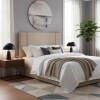 RESPALDO 2 PLAZAS (1.40 MTS) - LISO TAPIZADO BEIGE C/LISTON CAMEL RESPALDO 2 PLAZAS (1.40 MTS) - LISO TAPIZADO BEIGE C/LISTON CAMEL