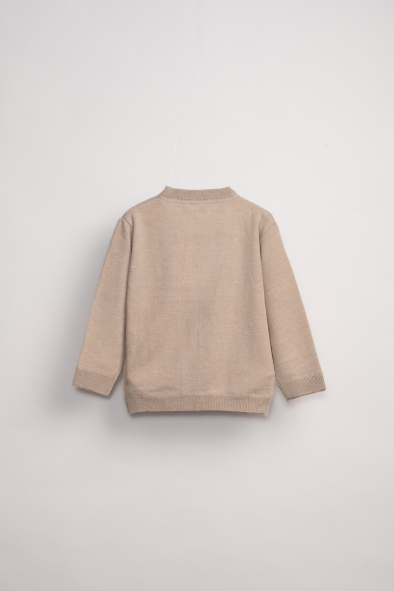 Saco punto Beige