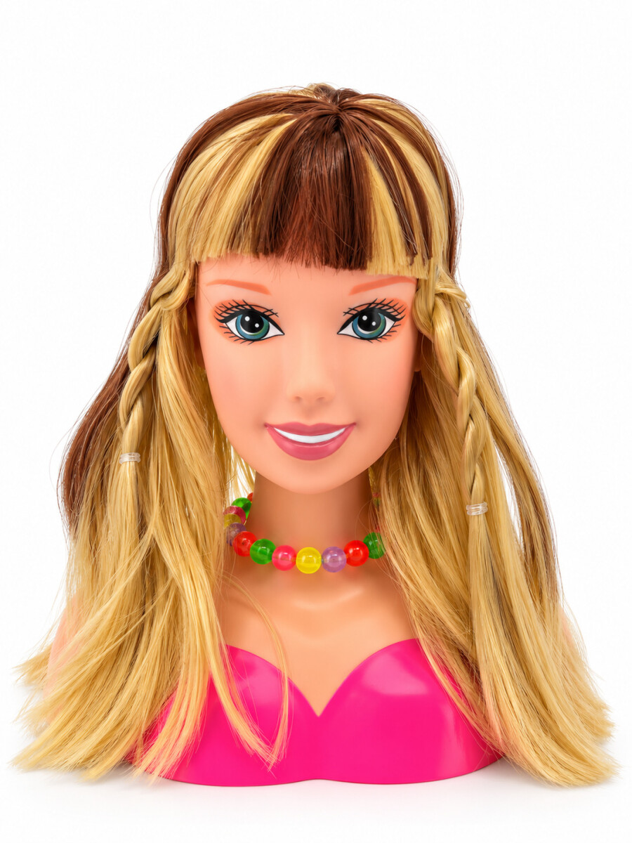 MUÑECA PARA PEINAR CON ACCESORIOS - MULTICOLOR. 