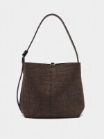 Bolso De Hombro Con Grabado Animal marron
