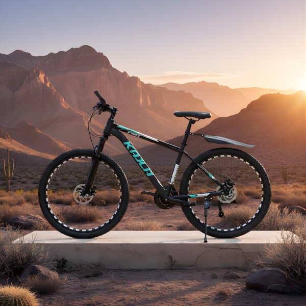 Bicicleta Kajla Montaña Rodado 26 Freno Disco 21 Velocidades Negro 3