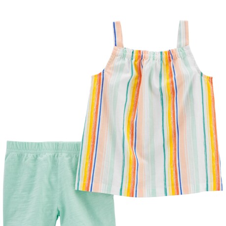 Conjunto Carters 2 Piezas Short y Musculosa con Brillos MULTICOLOR