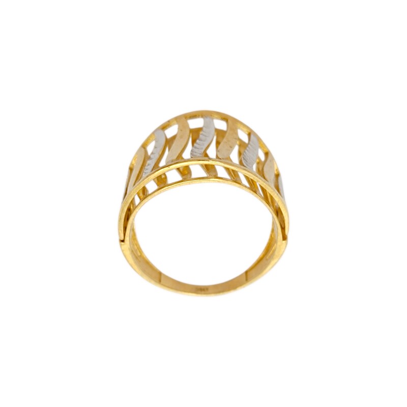 Anillo Hilos Facetados -Oro bajo-Sin piedra-AN8232 sinpiedra
