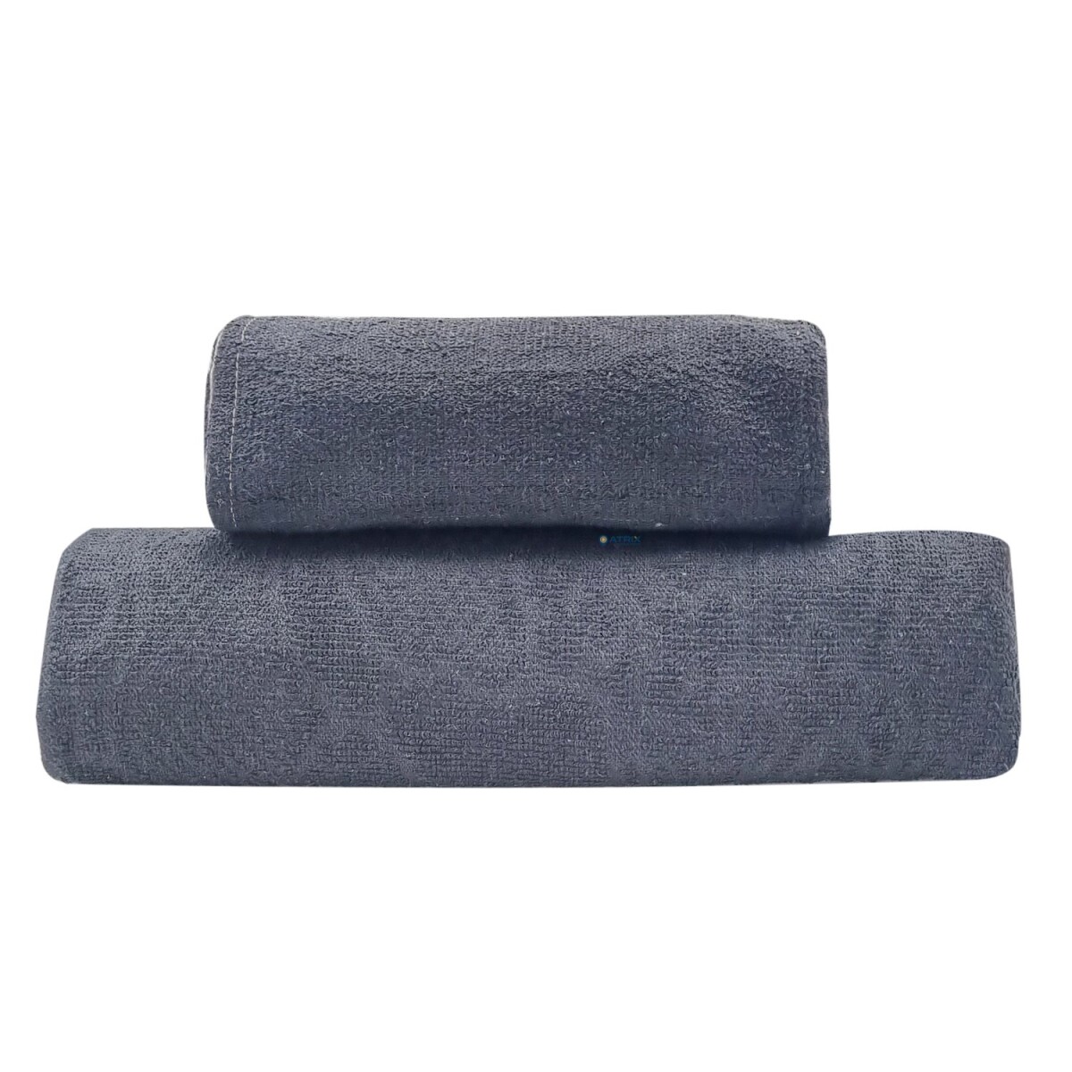 Juego 2 Piezas Toalla De Mano Y Toallón De Baño Algodon - Color Variante Gris 