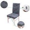 Funda cubre silla elastizada estampada gris difuminado