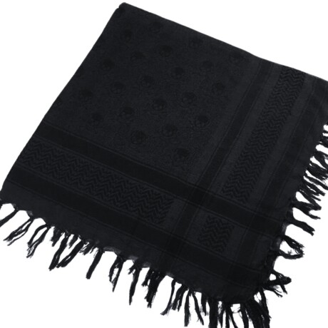 Shemagh pañuelo táctico con calaveras Negro