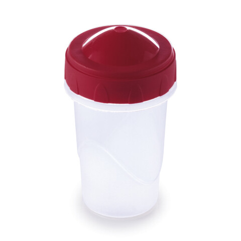 Recipiente Palillero Plástico Cilíndrico 90 ml ROJO